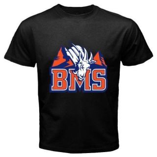 BMS Blue Mountain State Football Team The Goats Logo Black T Shirt 