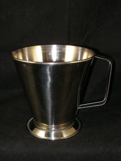   ml Stainless Steel Graduated Measuring / Frothing Steamer Pitcher Cup