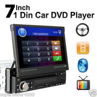 True HD DEF 7Single Din In Dash Touch Screen Car Stereo DVD Player 