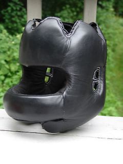 Custom Leather Headgear & Grant Leather Foul Protector New Old Stock 