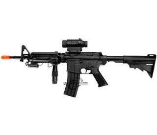 NEW M4 A1 M16 AEG BB ELECTRIC AUTOMATIC AIRSOFT RIFLE GUN w 