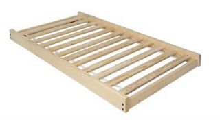 Twin Size Trundle Bed Frame Unfinished Wood, NEW