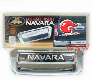 Chrome Tailgate Handle Cover NISSAN NAVARA D40 FRONTIER PICKUP 05 06 