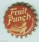 Vintage FRUIT PUNCH Cork Lined Unused Soda Pop Bottle Cap,Alton ILL 