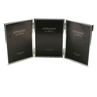 JULIANA SILVER PLATED TRIPLE PICTURE PHOTO FRAME ALBUM
