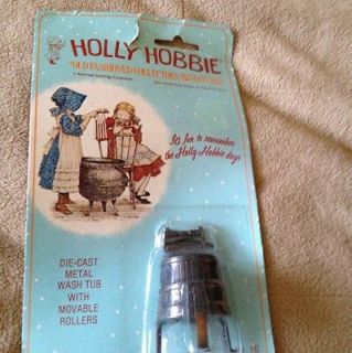 Holly Hobbie Old Fashioned Die Cast Metal Wash Tub VINTAGE NIB