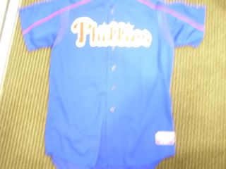phillies game used jersey in Baseball MLB