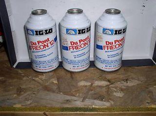   12oz cans Dupont IG LO R12 Freon Refrigerant NEW AC Air Conditioning