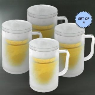   gift for him Party 35oz MAN SIZE Jumbo Frosty Cold Beer Freezer Mugs