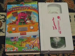 CLASSIC COLLECTION BARNEYS ADVENTURE BUS ~BJ BABY BOP VHS VIDEO TAPE 