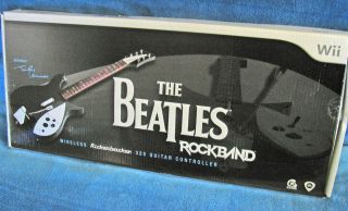   Rock Band Beatles RickenBacker 325 Wireless Guitar Nintendo Wii *NEW