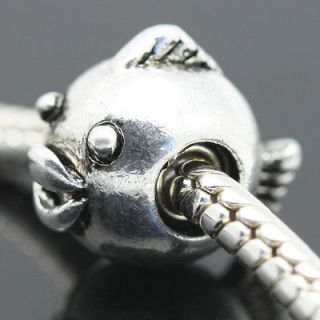   Sterling Silver European Charm Bead for Snake Bracelet/Necklace X047A
