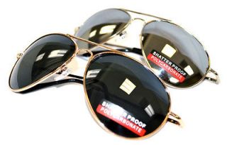   Military Oversize Large Mirror Lens Aviator Sunglasses 65mm x 50mm