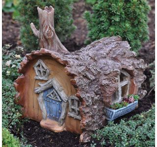 Miniature Garden Fairy House,Log Home, by Fiddlehead Indoor/ Outdoor