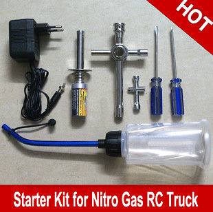 HSP Nitro Gas Starter Tool Kit Set Glow Plug Lgniter for RC Car Truck 
