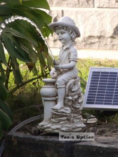 Boy Garden Pond Spitter 5 watts Solar Water Pump Kit