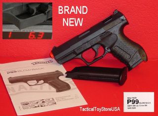NEW gas WALTHER P99 James Bond BLOW BACK Dbl/Sgl Action Airsoft 