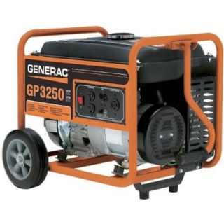   GP Series 3250/3750 Watt Portable Gas Powered Generator With Wheel Kit