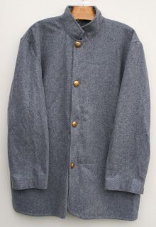 Confederate Grey Wool Sack Coat   American Civil War   Reb 