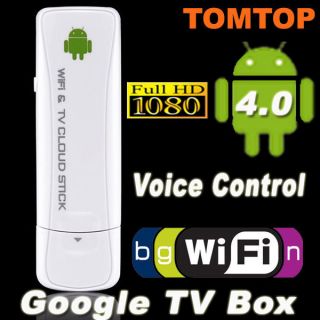 Mini Android 4.0 Google TV Box Wireless Voice Control WiFi HD IPTV 