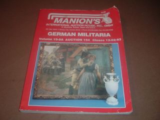 Manions German Militaria Auction House Catalog 1993