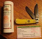   Eastern Cutlery USA Northfield 735210 Yellow Rose Trapper Knife NIB