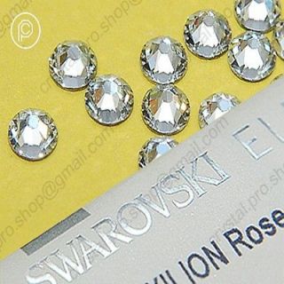   Loose Beads rhinestones Crafts Gemstone Crystal Clear FLATBACK