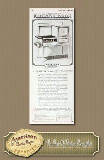 1928 American Gas Stove Company ad vintage Print / advertisement