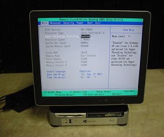 GATEWAY profile 5.5 P4 2.8 GHz 1 GB ram floppy cdrw dvd w/AC Adapter 