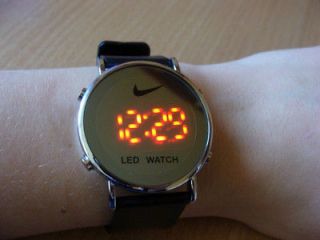 Nike logo led mirror watch for her and him 