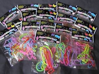 144pc Silly Bands Glow In The Dark Rubber Bandz Bracelets Party Favor 