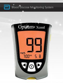   Optium Xceed Glucose Monitor+Lancin​g Device+ guide book, NO Strips