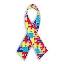 Autism Awareness Ribbon Lapel Tac Pin
