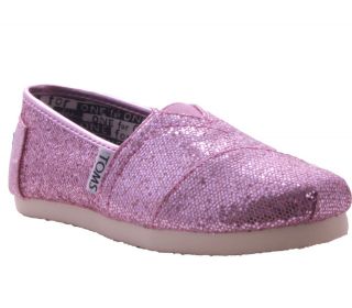 Kids Toms Pink Glitters 001013C11 Size UK 11   2