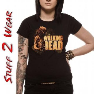Official THE WALKING DEAD Bicycle Girl T Shirt S M L XL