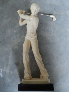 Classic Figure A Santini Sculpture of a Golfer