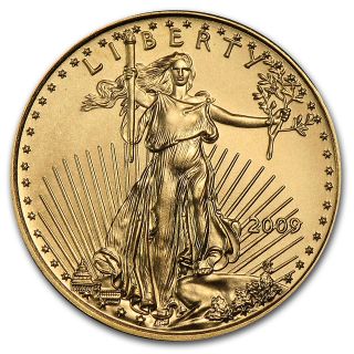10 oz Gold American Eagle Coin   Random Year   .1 oz