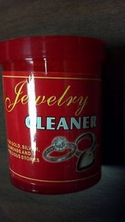 JEWELRY CLEANER SOLUTION   SAFELY CLEANS ALL JEWELRY GOLD SILVER 