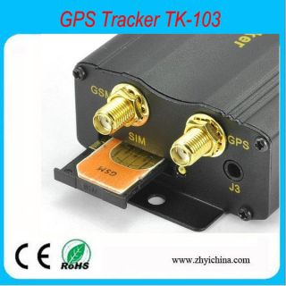 Vehicle GPS Tracker TK103+ siren+shock sensor Tracking Device China 