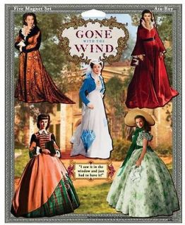 Gone with the Wind Dress Magnet Sheet Set Scarlett OHara Gown Costume