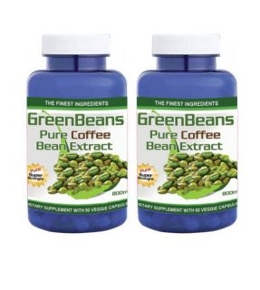 Pack Green Coffee Bean Extract 100% PURE 800 Mg 120 caps Dr Oz Watch 