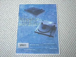 Sota Comet / Moonbeam turntable brochure catalogue