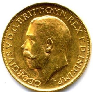 1912 GEORGE V FULL SOVEREIGN (LUSTRE)