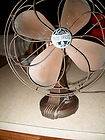 ANTIQUE Brass and Iron GRAYBAR Electric Oscillating Fan