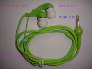   5mm In Ear Earbud Earphone Headset FOR iphone  MP4 CD DVD PLAYER
