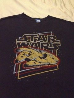 Star Wars Retro Vintage style Millennium Falcon Tshirt Mens size XL