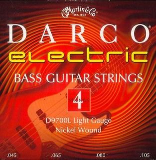   & Company D9700L Nickel Wound Bass Guitar Strings   Light 45 105