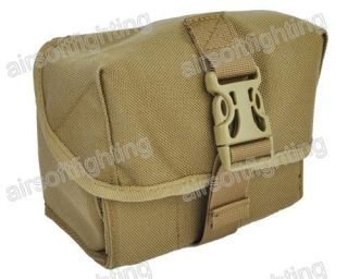 Airsoft Tactical MOLLE Sixpack Grenade Pouch for 40MM Coyote Brown A