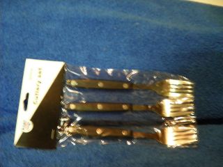 PRIDE NEW WITH TAGS SET OF 3 FORKS 7 1/2 4 PRONG