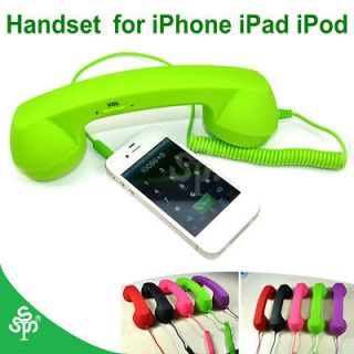 HOT SALE★Green MIC Retro POP Phone Handset Telephone Remote for 